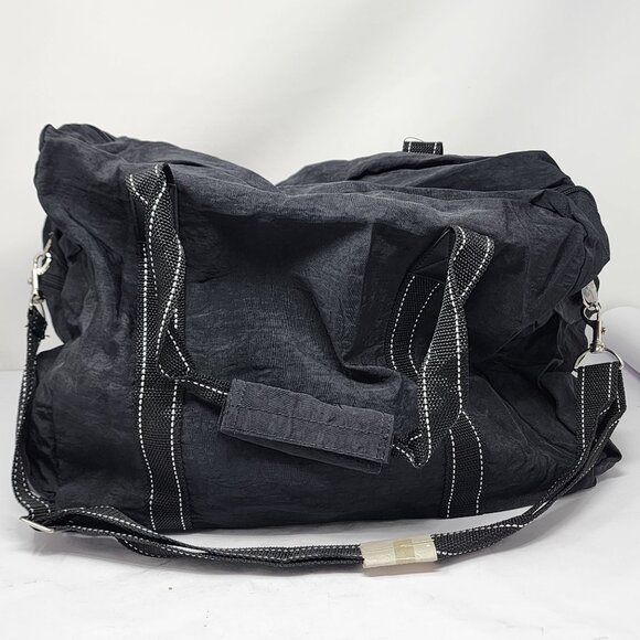 Disney Mickey Mouse Unlimited Vintage 90s Black Duffle Bag Plush Keychain New - Picture 8 of 12